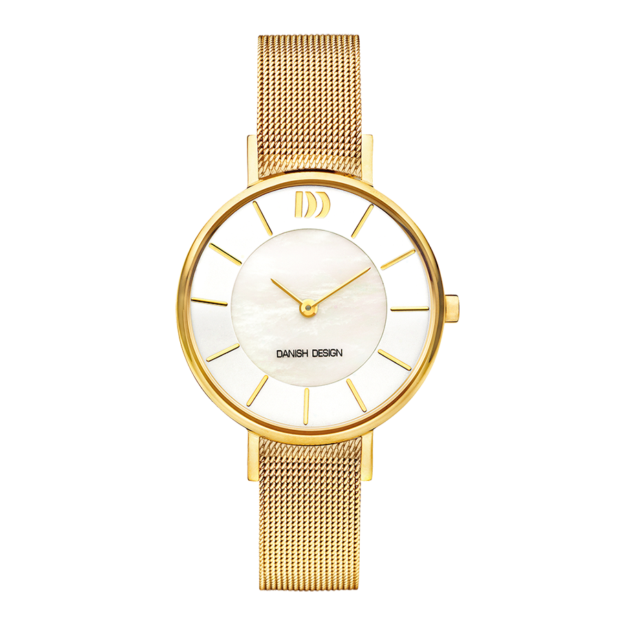 Danish Design IV05Q1167 Rømø Mother Of Pearl Gold Watch