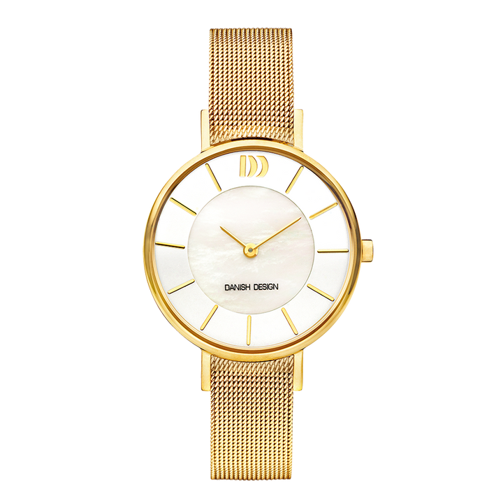 Danish Design IV05Q1167 Rømø Mother Of Pearl Gold Watch