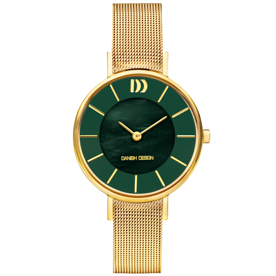 Danish Design IV09Q1167 Rømø Mother Of Pearl Gold Green Watch
