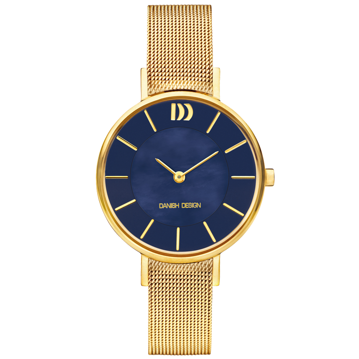 Danish Design IV72Q1167 Rømø Mother Of Pearl Gold Blue Watch