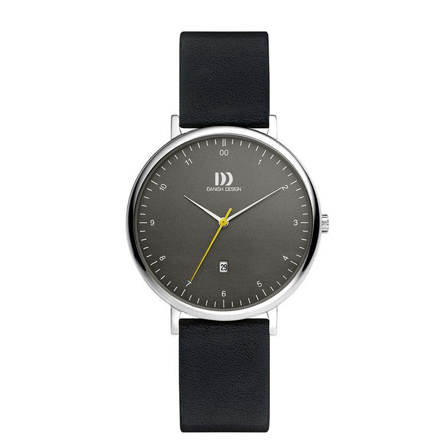 Danish Design IV14Q1188 Copenhagen Date Grey Black Medium Watch