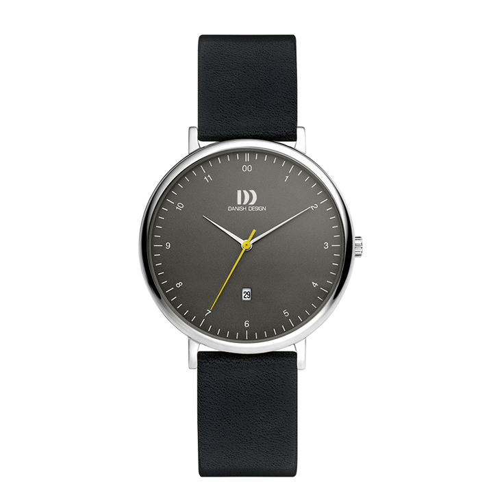 Danish Design IV14Q1188 Copenhagen Date Grey Black Medium Watch