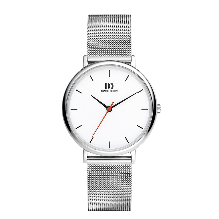 Danish Design IV62Q1190 Copenhagen White Medium Mesh Watch