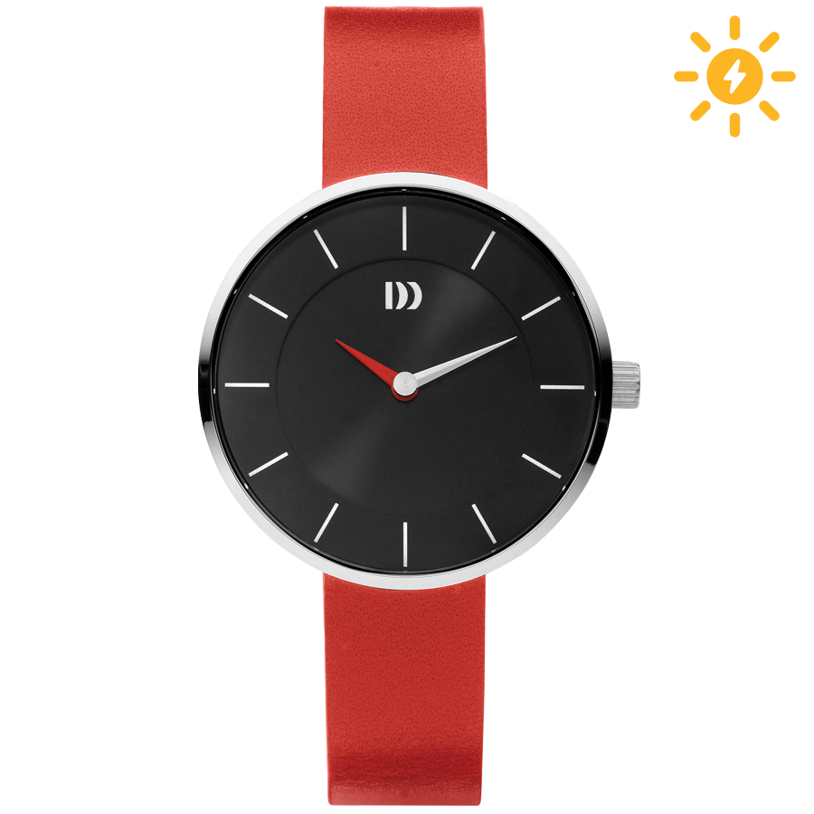 Danish Design 11-A3-11 Globe Black/Red Watch