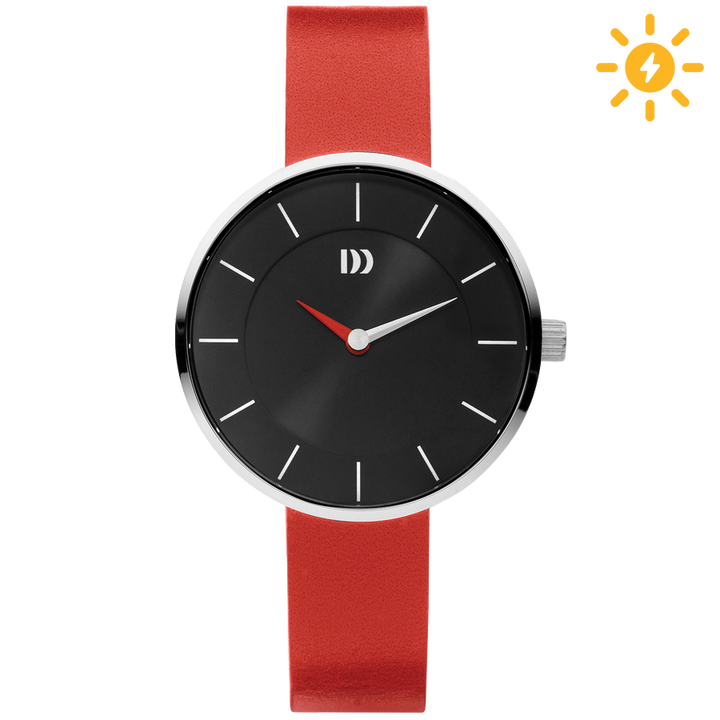 Danish Design 11-A3-11 Globe Black/Red Watch