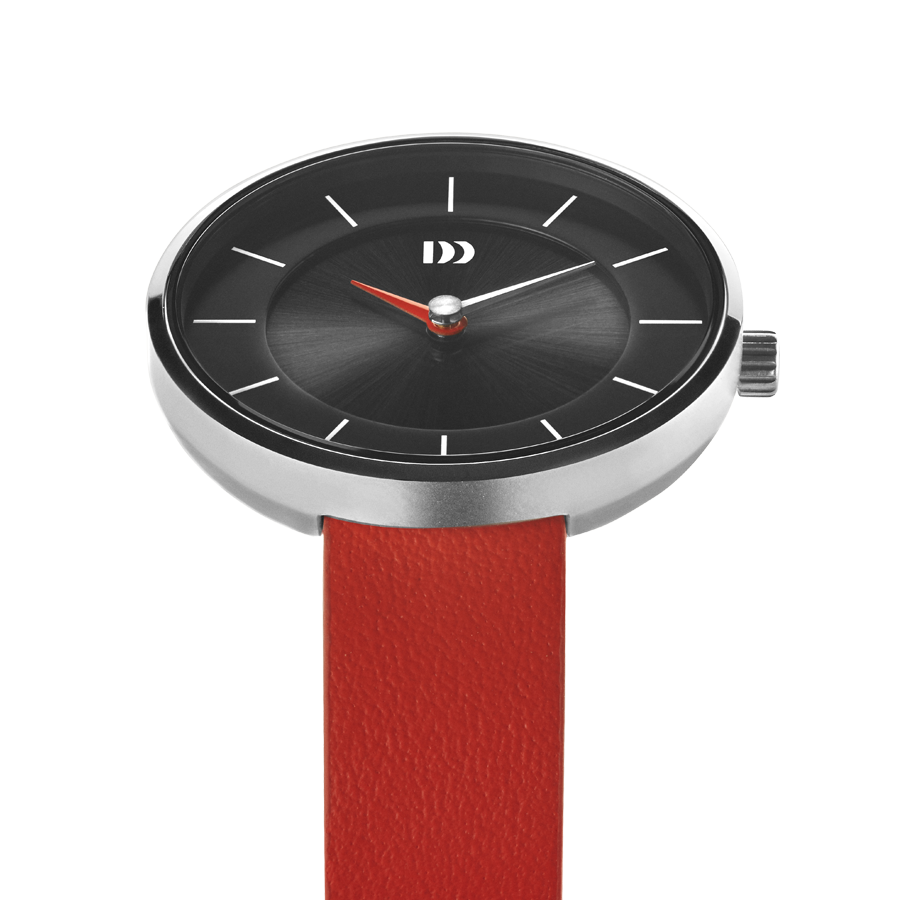 Danish Design 11-A3-11 Globe Black/Red Watch