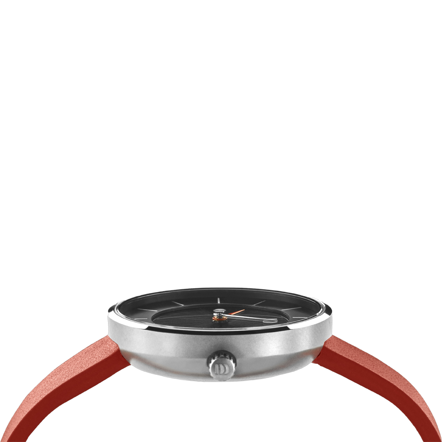 Danish Design 11-A3-11 Globe Black/Red Watch