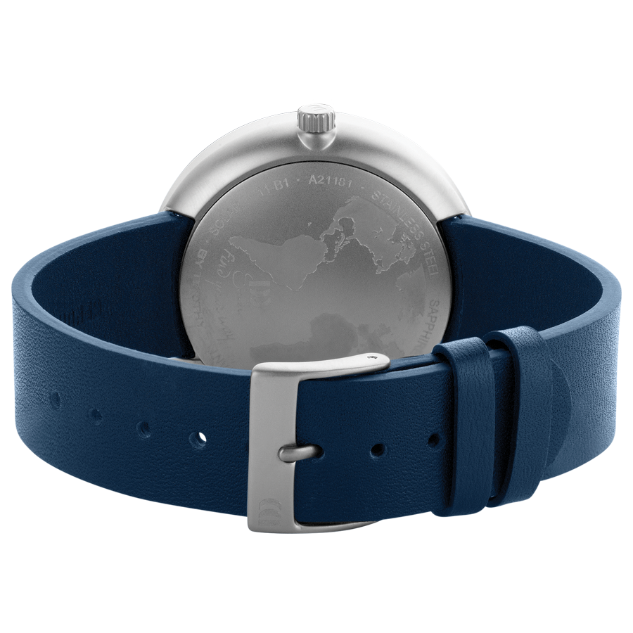 Danish Design 11-B1-01 Globe Silver/Blue Watch