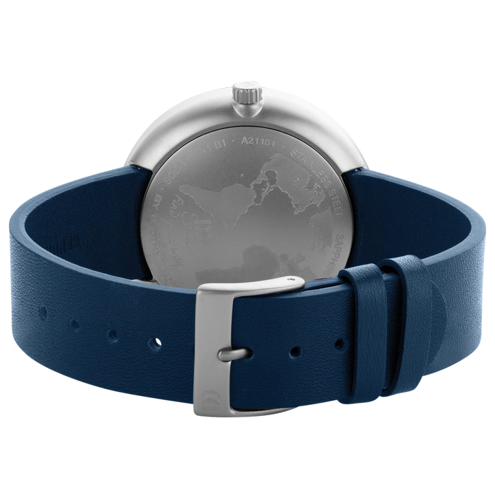 Danish Design 11-B1-01 Globe Silver/Blue Watch