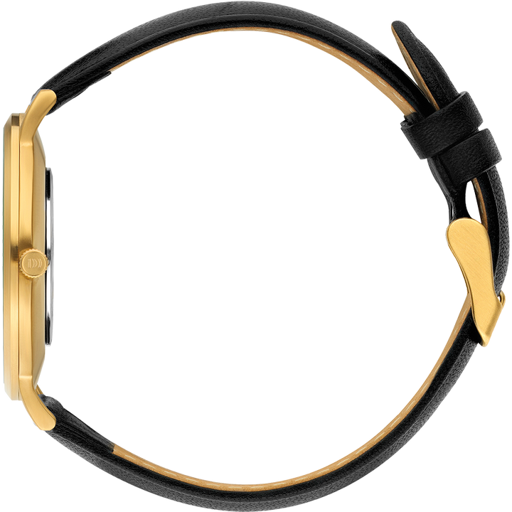 Danish Design IQ51Q1217 Shanghai Gold White Marble Black Large Watch