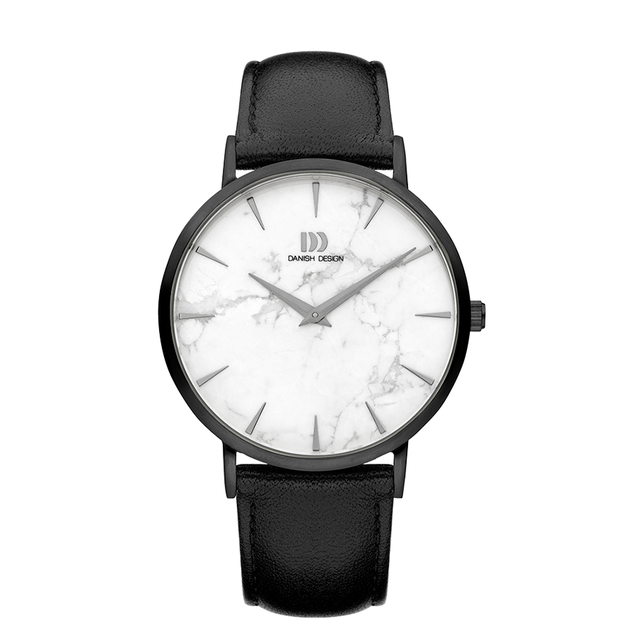 Danish Design IQ52Q1217 Shanghai Black White Marble Black Large Watch