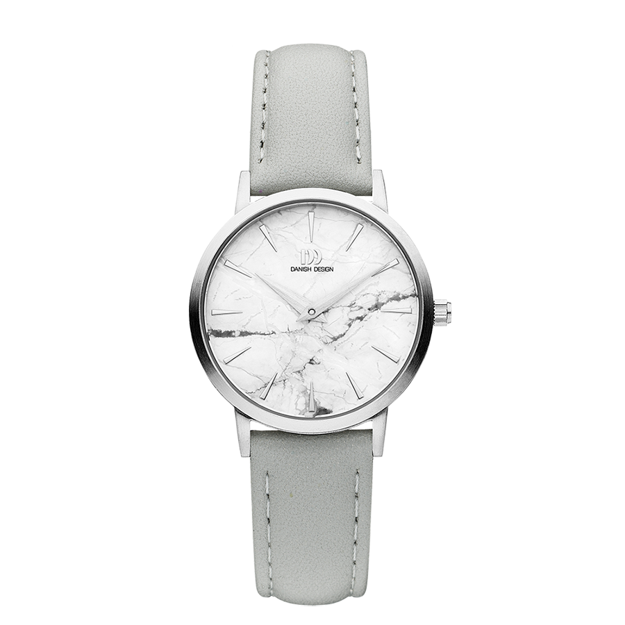 Danish Design IV54Q1217 Shanghai Silver White Marble Grey Medium Watch