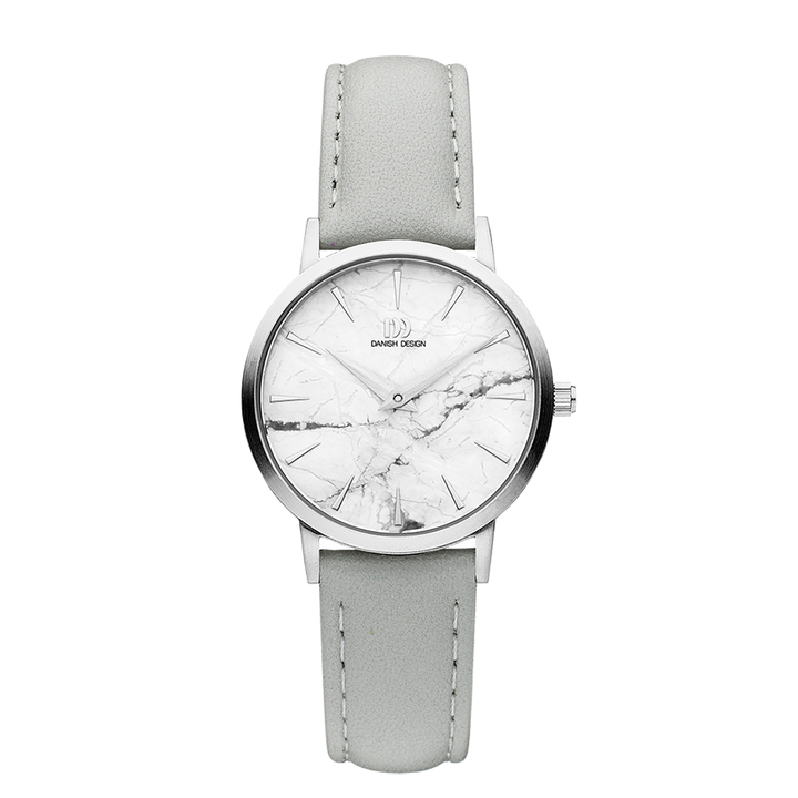 Danish Design IV54Q1217 Shanghai Silver White Marble Grey Medium Watch