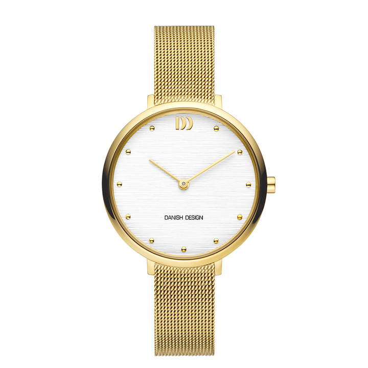 Danish Design IV05Q1218 Amelia Gold Silver Bark Watch