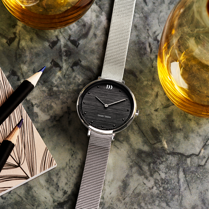 Danish Design IV64Q1218 Amelia Steel Grey Bark Watch