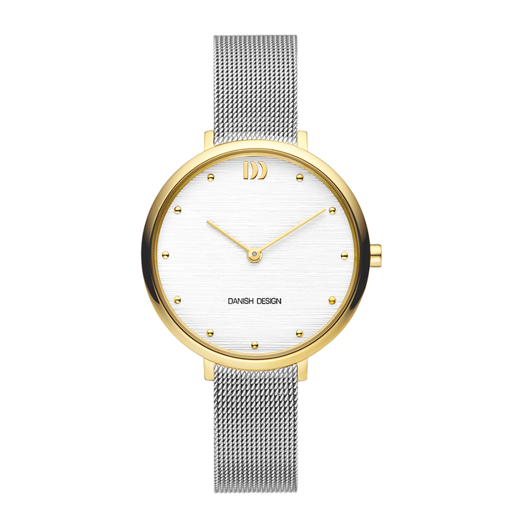 Danish Design IV65Q1218 Amelia Two-Tone Silver Bark Watch