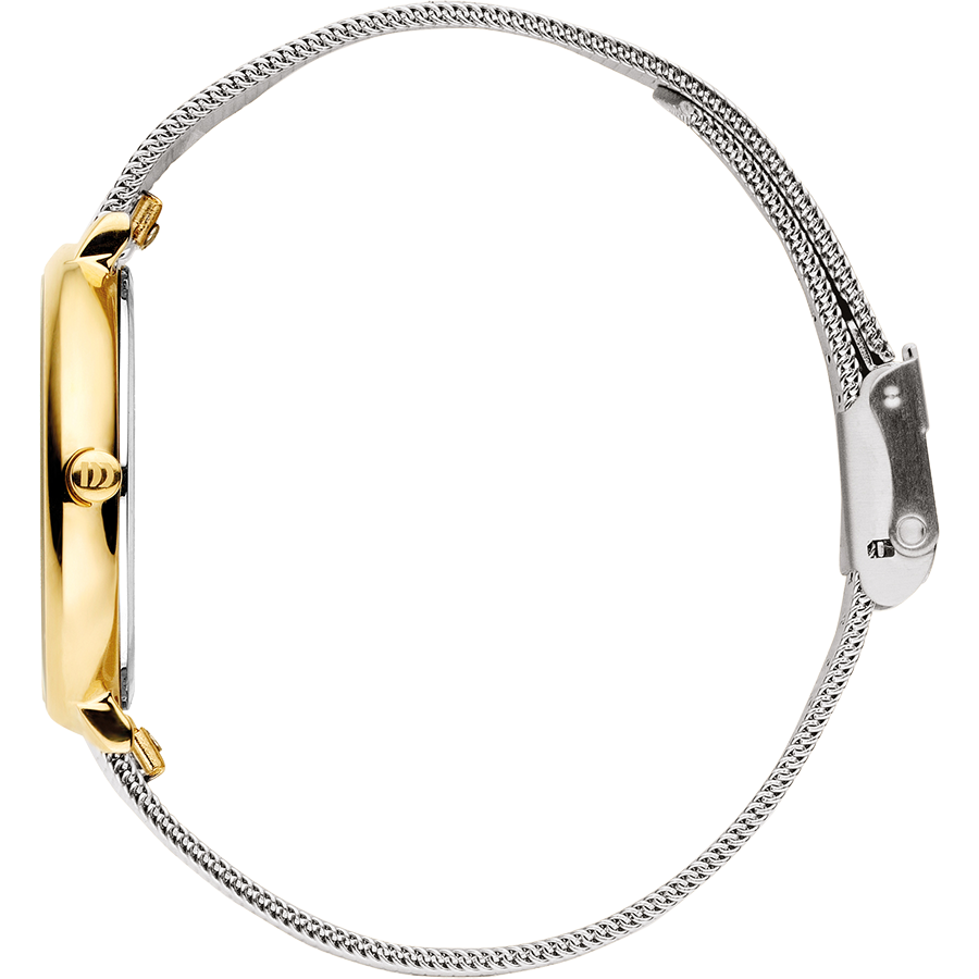 Danish Design IV65Q1218 Amelia Two-Tone Silver Bark Watch
