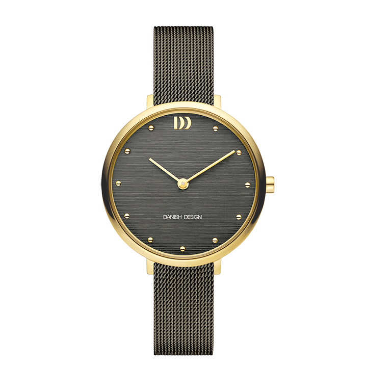 Danish Design IV70Q1218 Amelia Gold Grey Grey Bark Watch