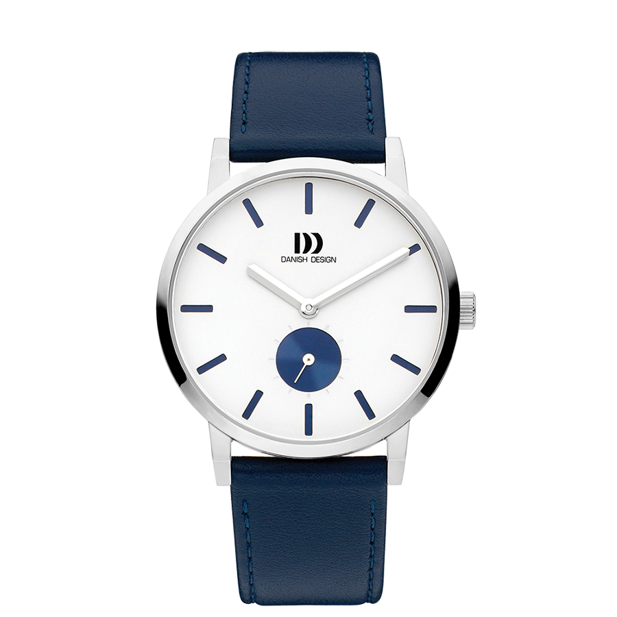 Danish Design IQ22Q1219 Tokyo Silver White Blue Large Watch