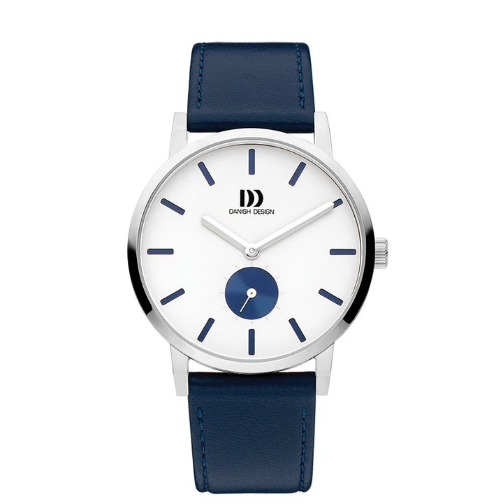 Danish Design IQ22Q1219 Tokyo Silver White Blue Large Watch