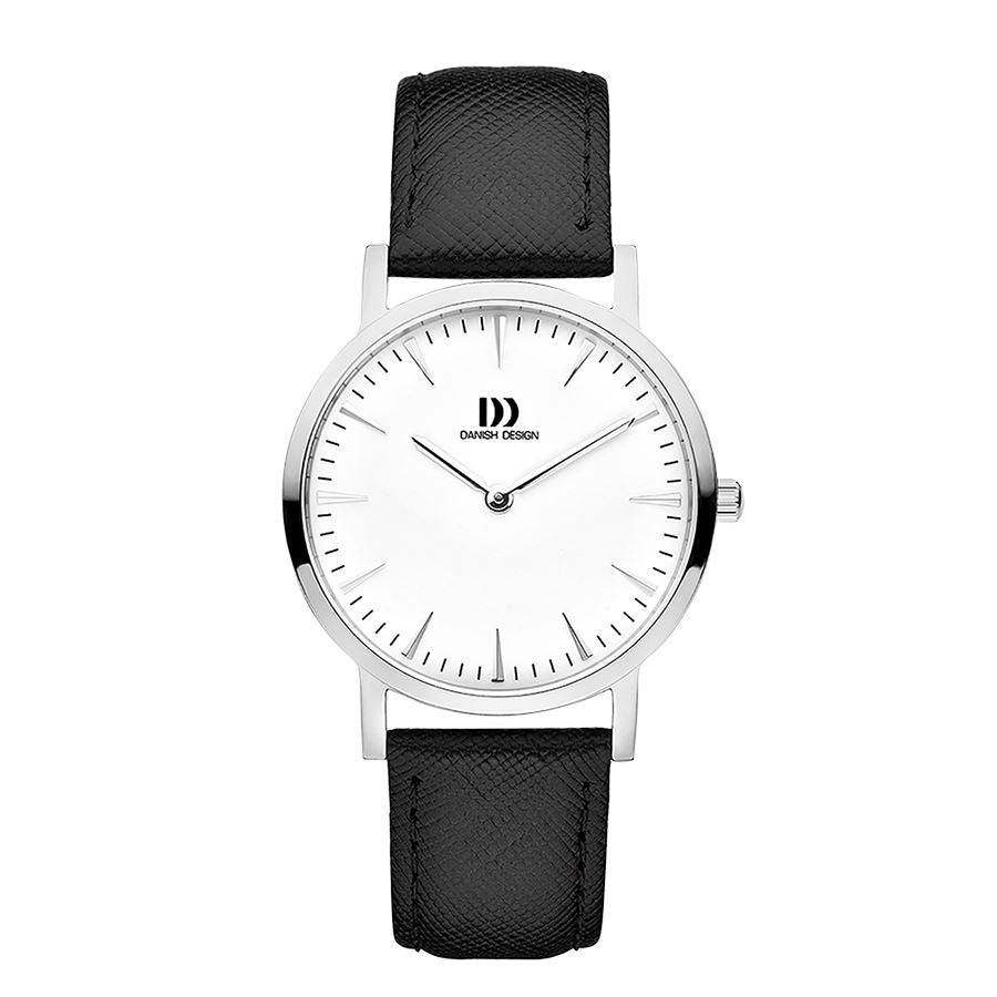 Danish Design IV10Q1235 London White Silver/Black Medium Watch