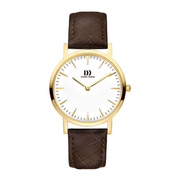 Danish Design IV15Q1235 London White Gold/Brown Medium Watch