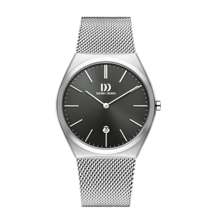 Danish Design IQ64Q1236 Tåsinge Grey Silver Large Mesh Watch