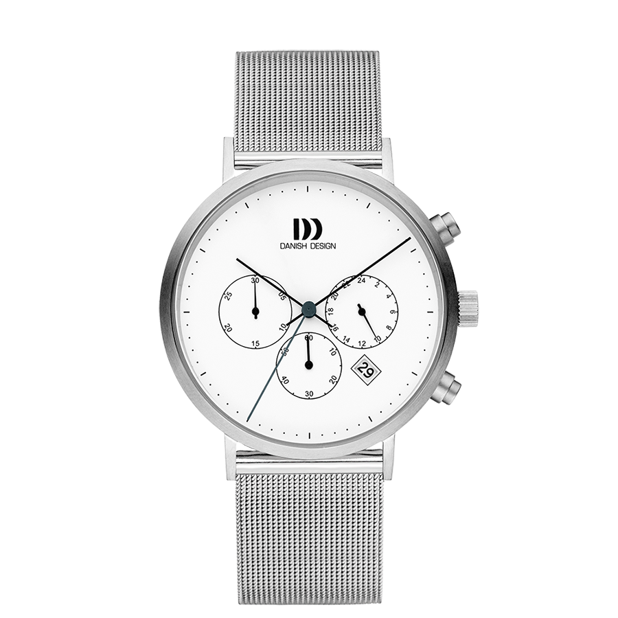 Danish Design IQ62Q1245 Berlin White Mesh Watch