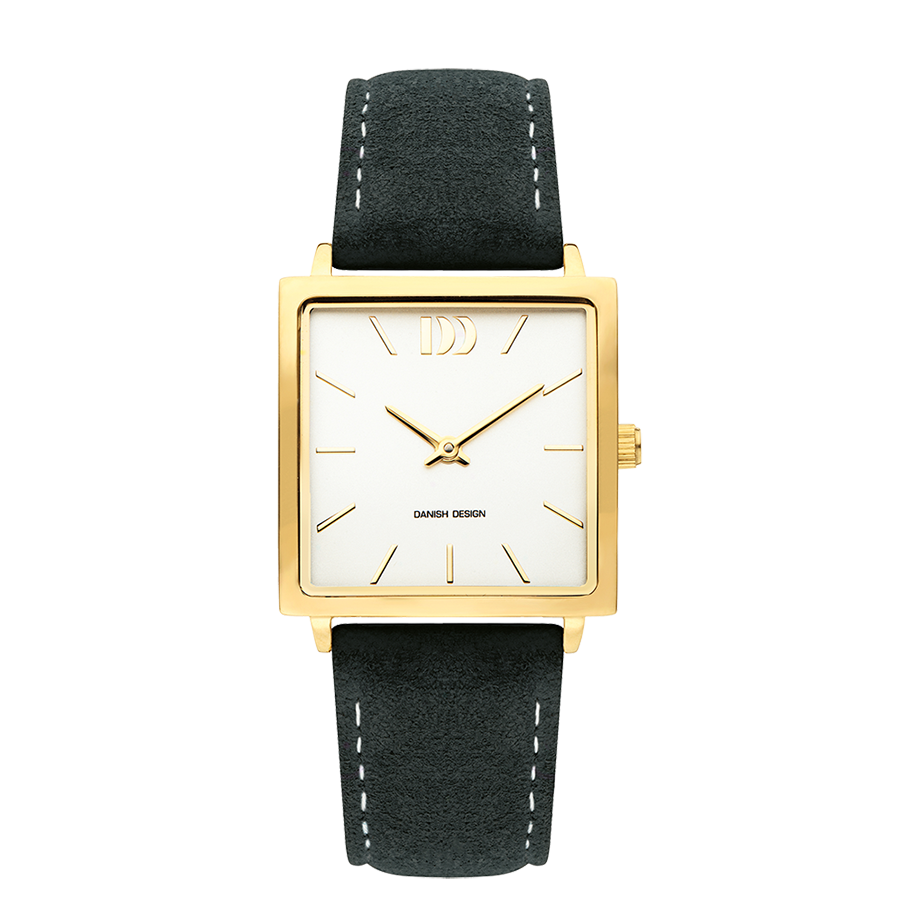 Danish Design IV11Q1248 Miami Gold Black Suede Watch