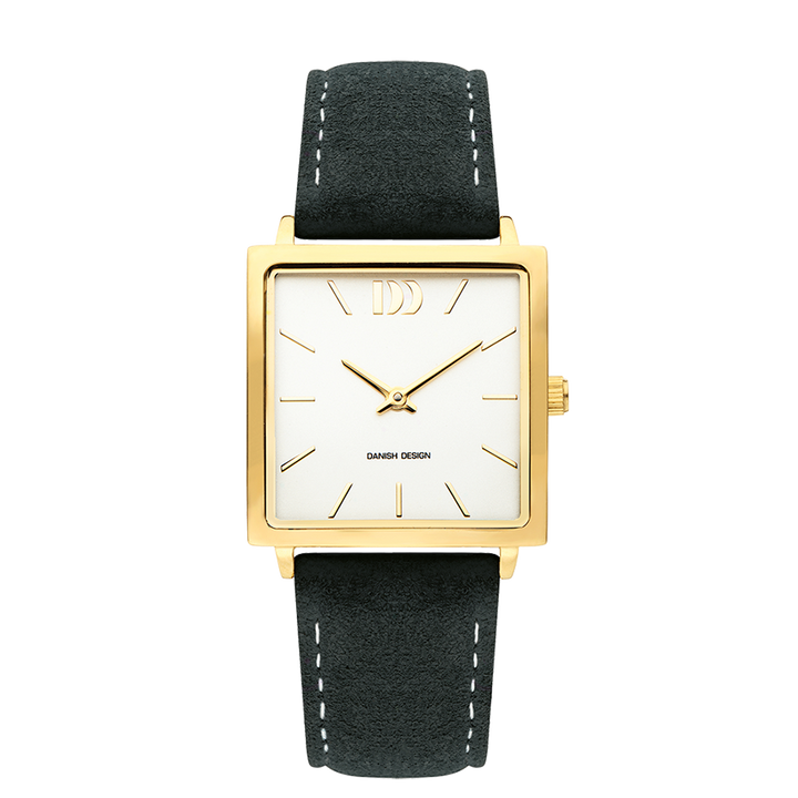 Danish Design IV11Q1248 Miami Gold Black Suede Watch
