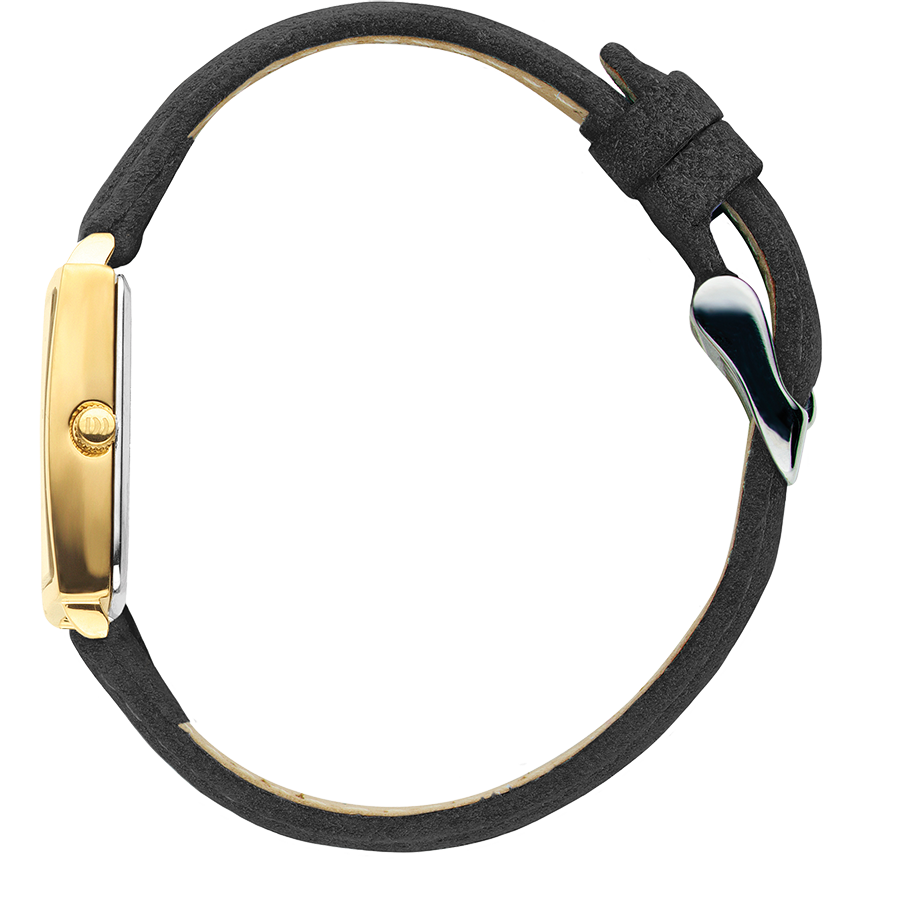 Danish Design IV11Q1248 Miami Gold Black Suede Watch
