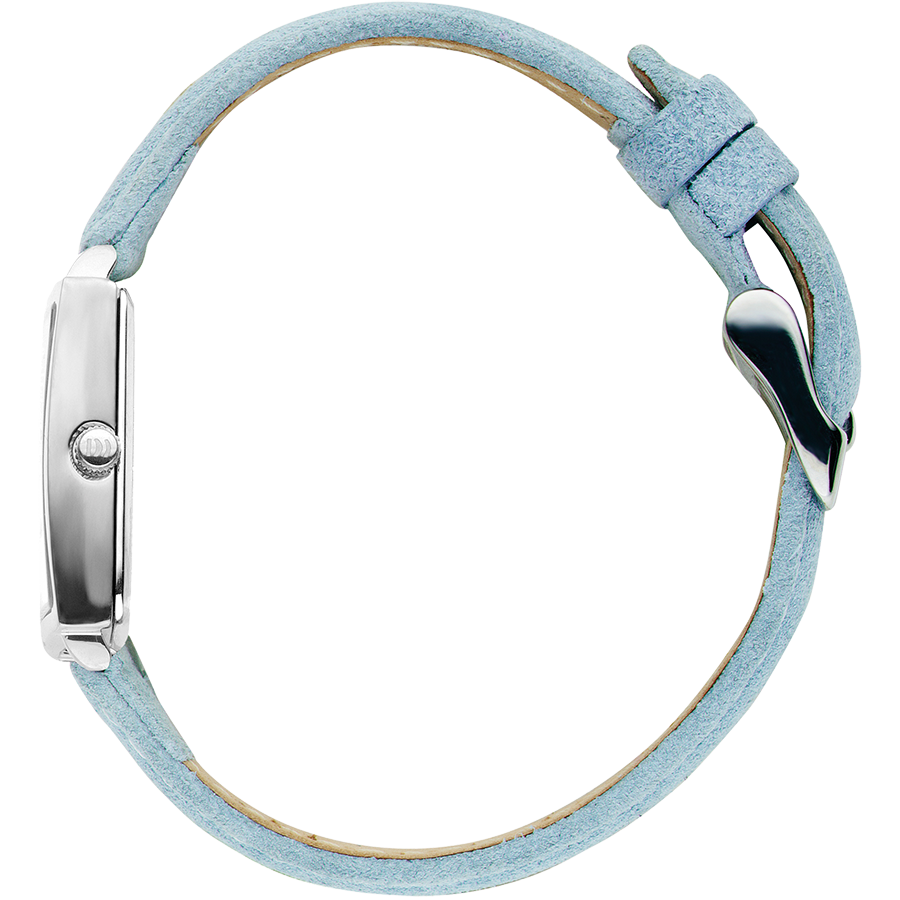 Danish Design IV24Q1248 Miami Silver Light Blue Suede Watch