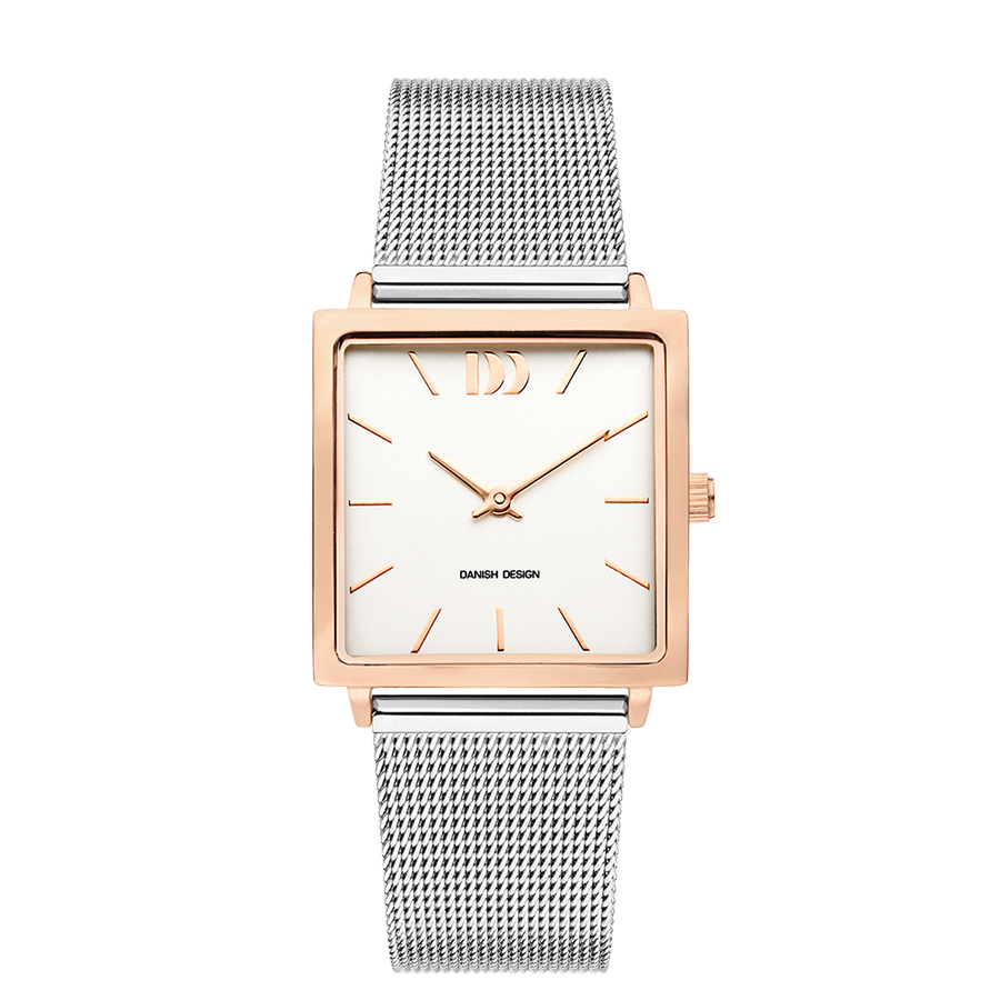 Danish Design IV67Q1248 Miami Two-Tone Rosegold Mesh Watch