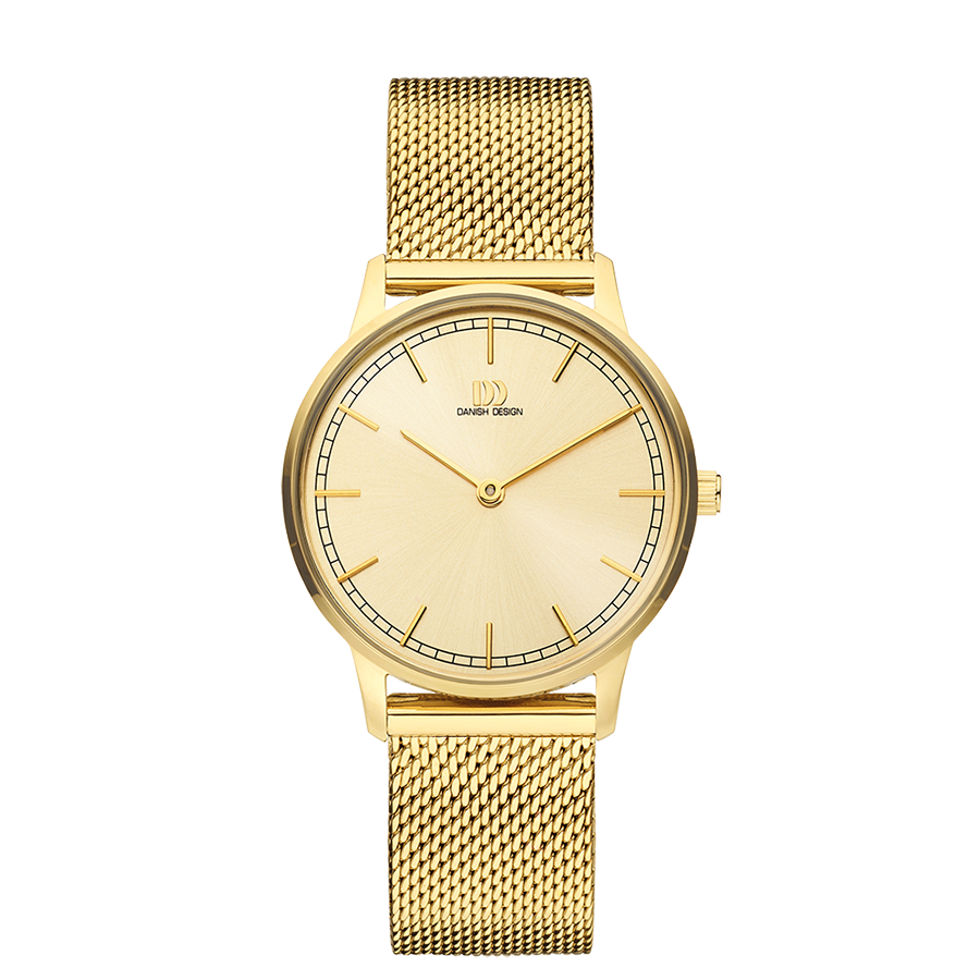 Danish Design IV06Q1249 Vigelsø All Gold Mesh Watch