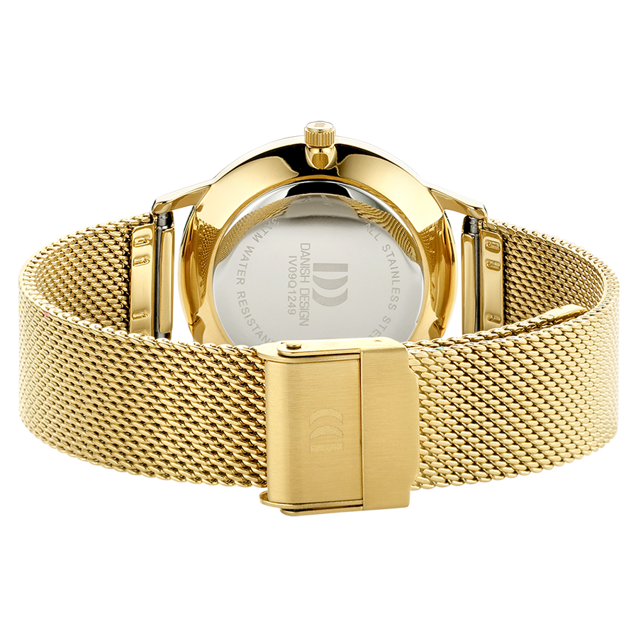 Danish Design IV09Q1249 Vigelsø Green Gold Mesh Watch