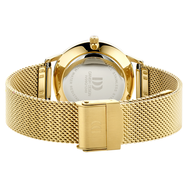 Danish Design IV09Q1249 Vigelsø Green Gold Mesh Watch