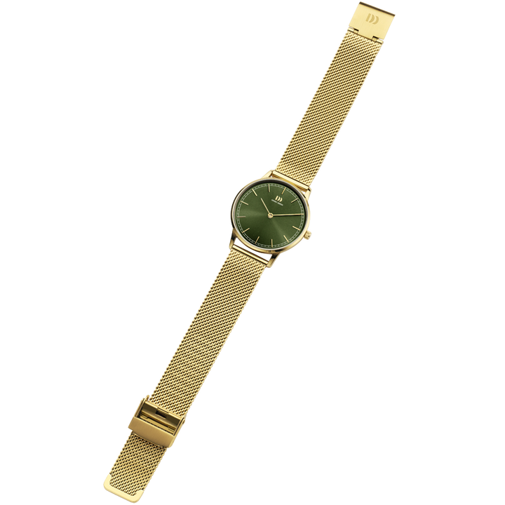 Danish Design IV09Q1249 Vigelsø Green Gold Mesh Watch