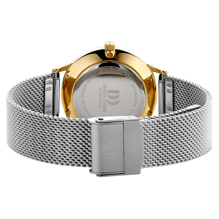 Danish Design IV76Q1249 Vigelsø Green Two-Tone Mesh Watch