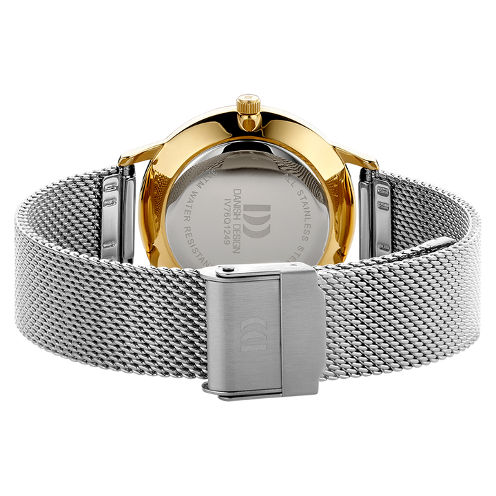 Danish Design IV76Q1249 Vigelsø Green Two-Tone Mesh Watch