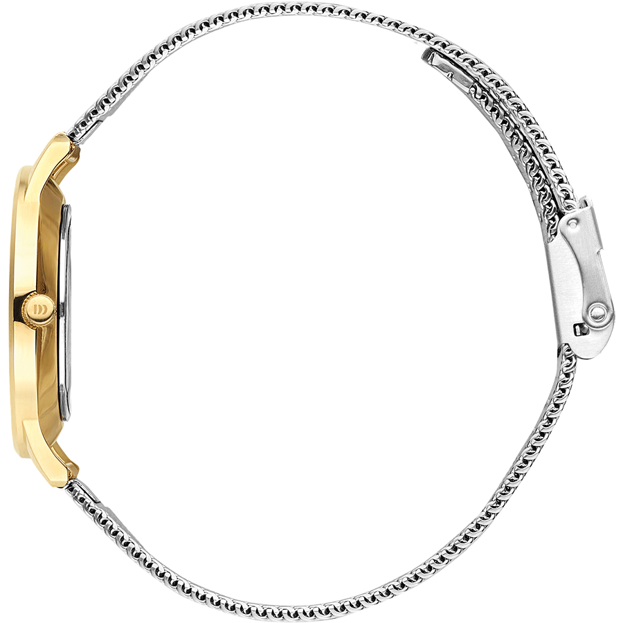 Danish Design IV76Q1249 Vigelsø Green Two-Tone Mesh Watch