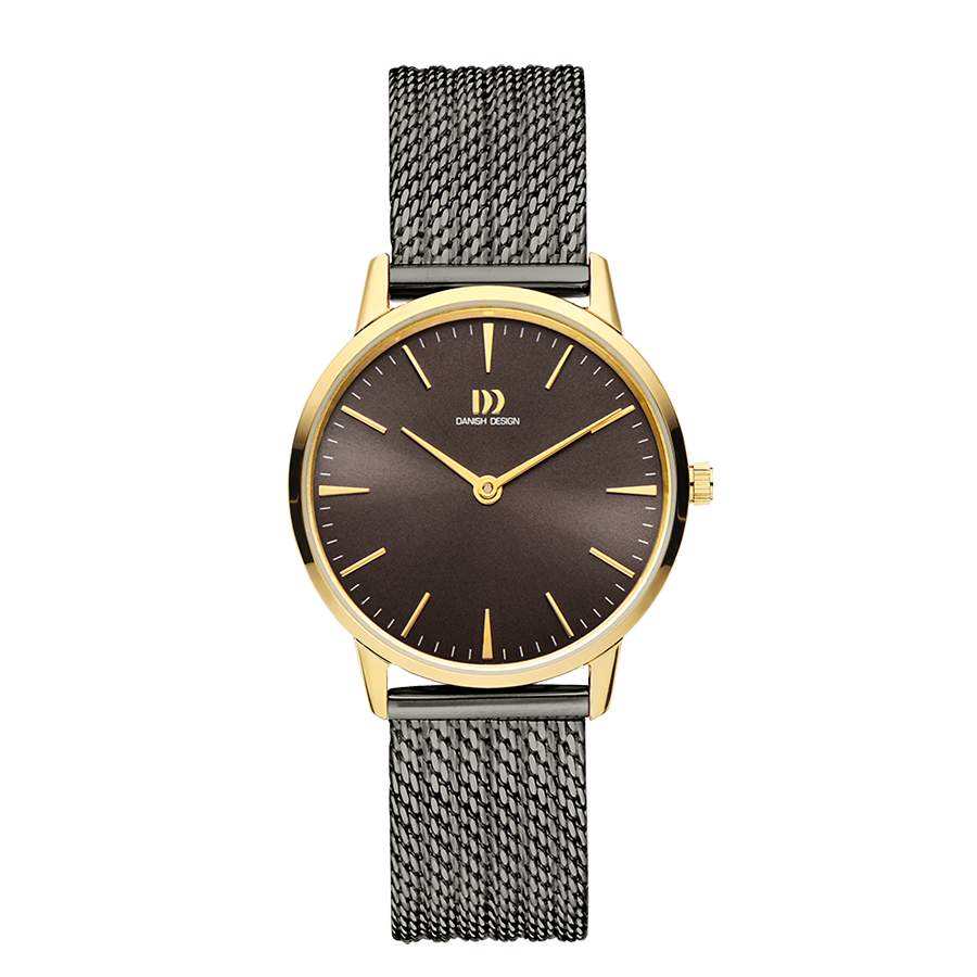 Danish Design IV70Q1251 Akilia Grey Gold Mesh Medium Watch
