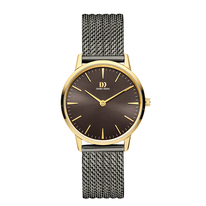 Danish Design IV70Q1251 Akilia Grey Gold Mesh Medium Watch