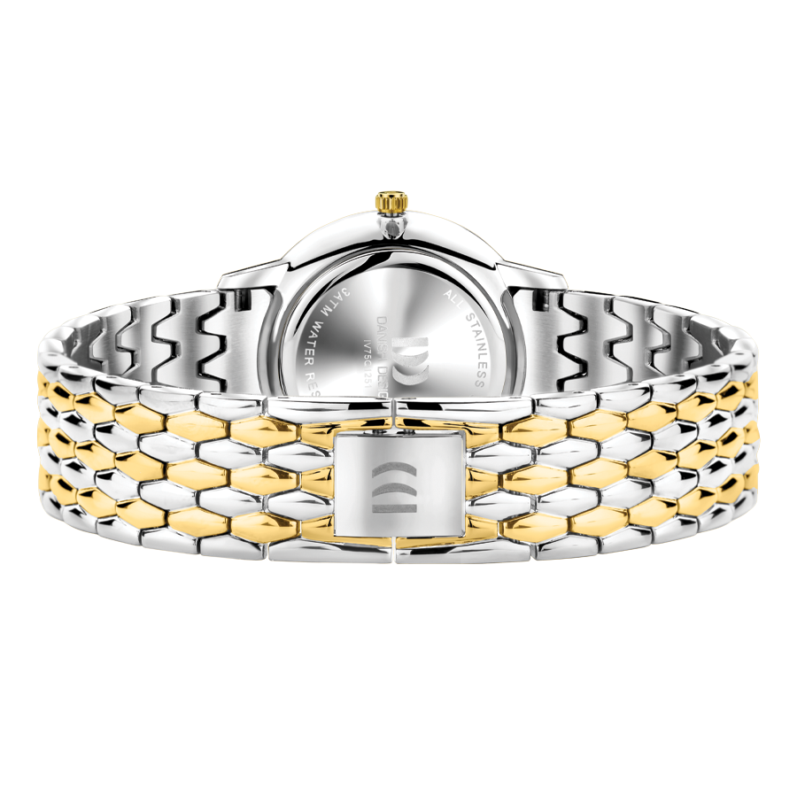 Danish Design IV75Q1251 Akilia Two-tone Perlemor DressLink Medium Watch
