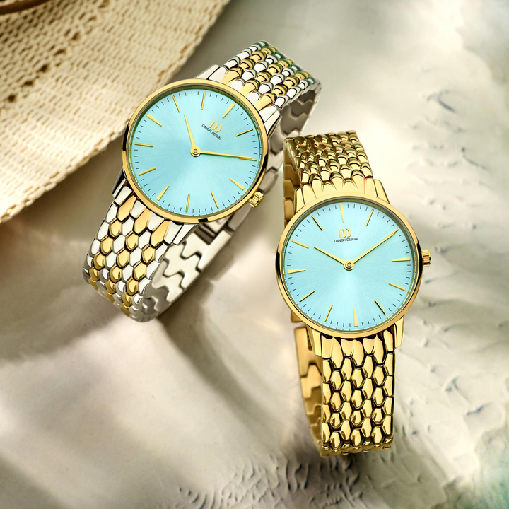 Danish Design IV76Q1251 Akilia Two-tone Husky Blue DressLink Medium Watch