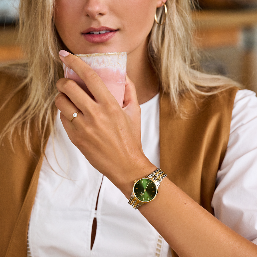 Danish Design IV90Q1251 Akilia Green Two Tone Watch