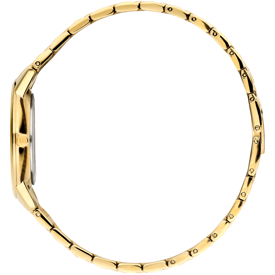 Danish Design IV99Q1251 Akilia Black Gold Link Medium Watch