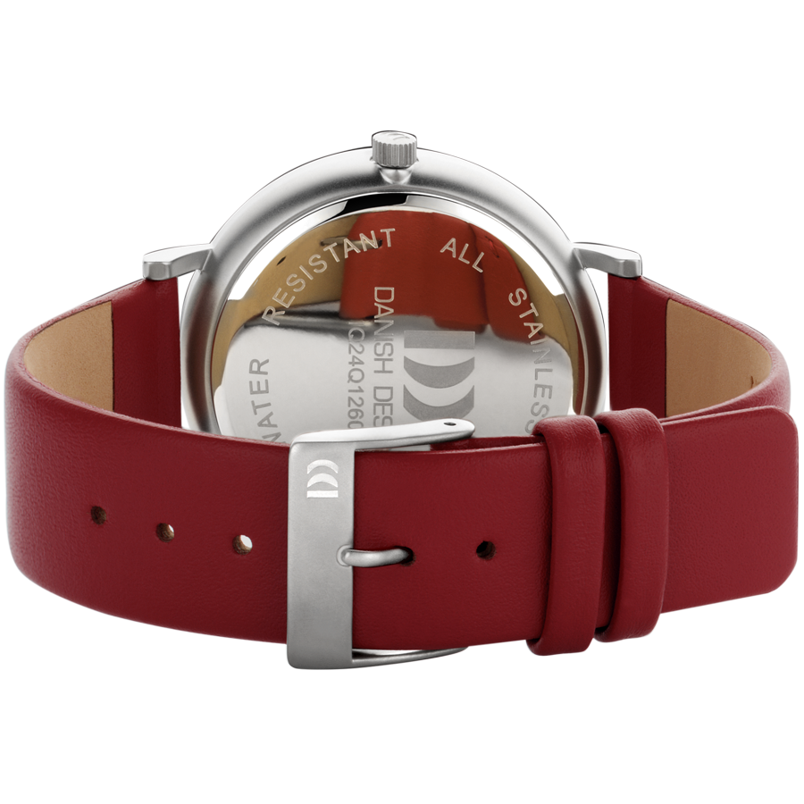 Danish Design IQ24Q1260 Måne Red Large Watch