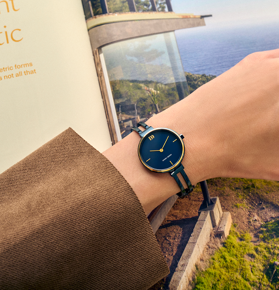 Danish Design IV72Q1265 Barbara Blue Gold Watch