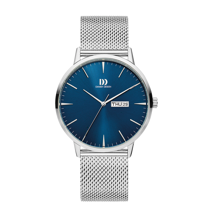 Danish Design IQ68Q1267 Akilia Day/Date Royal Blue Mesh Watch