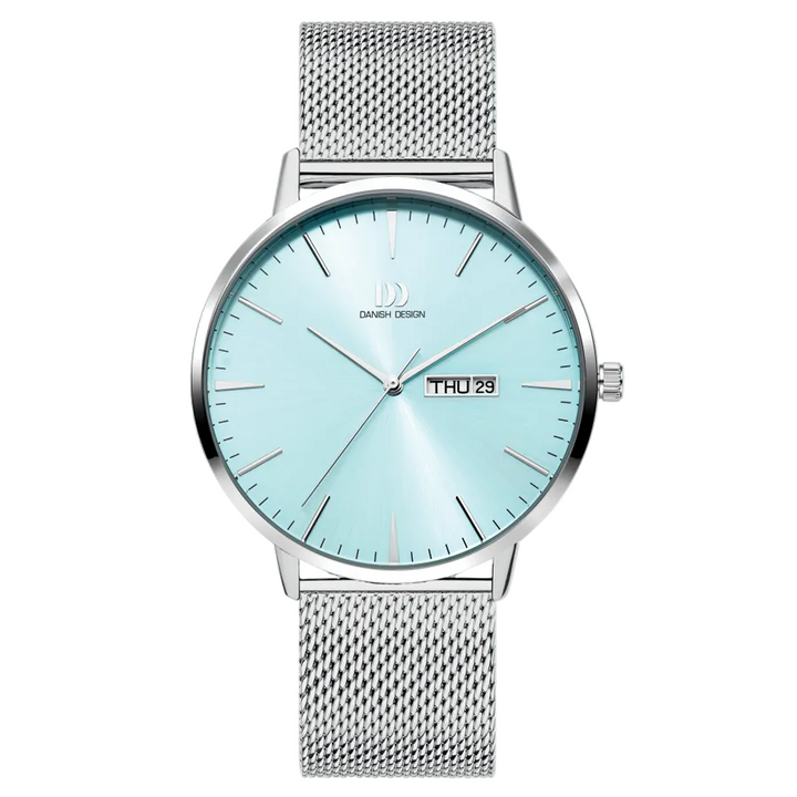 Danish Design IQ69Q1267 Akilia Day/Date Husky Blue Mesh Watch